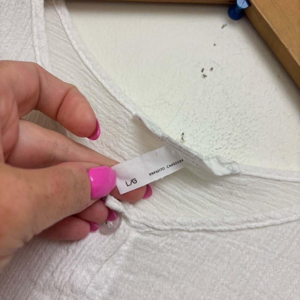 Urban Renewal Remnants Gauzy Tiered Cotton Dress - Picture 8 of 11